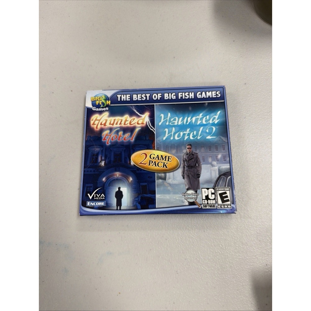 Big Fish PC Video Game Haunted and Haunted Hotel 2 Hidden Object 2 Game Pack